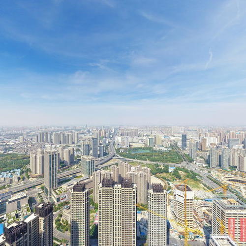 武汉泛海国际航拍全景图