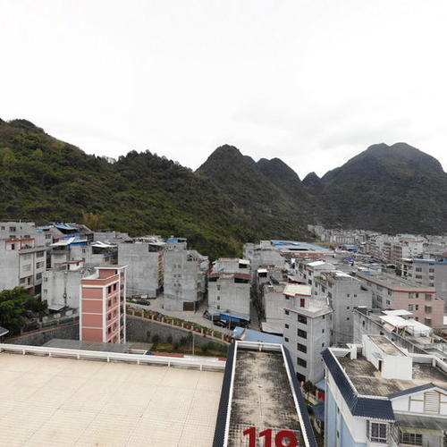 凌云新秀站无人机全景图