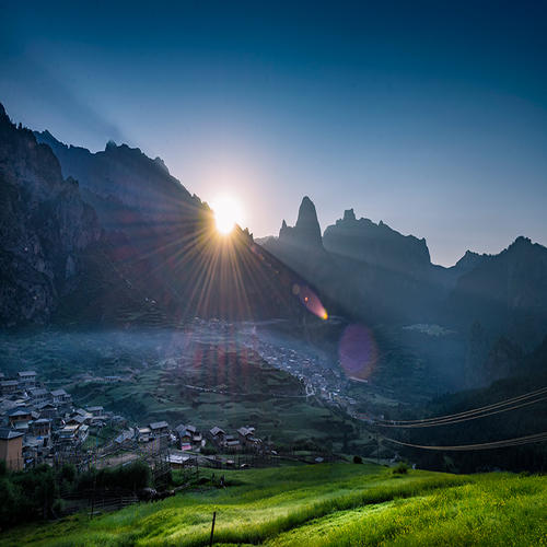 甘南州各县城及景区全景