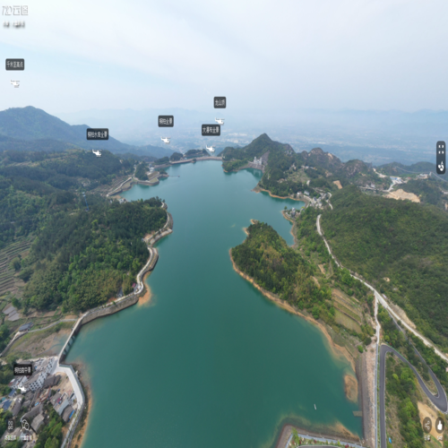浙江天台山全景vr游览